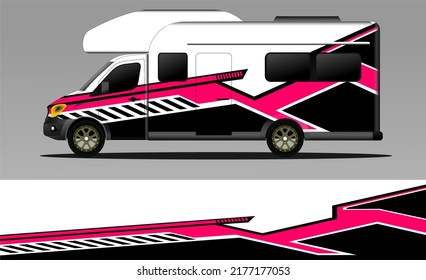 racing background vector for camper car wraps and more