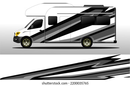 racing background vector for camper car wraps and more