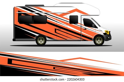 racing background vector for camper car wraps and more