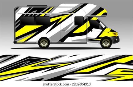 racing background vector for camper car wraps and more