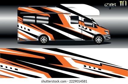 racing background vector for camper car wraps and more