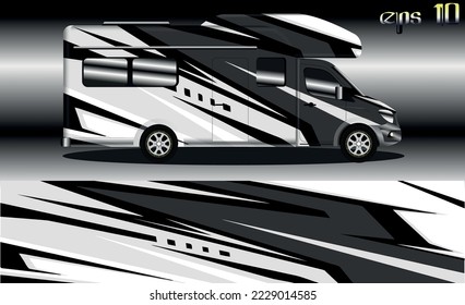 racing background vector for camper car wraps and more