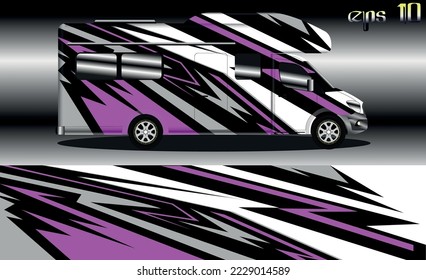 racing background vector for camper car wraps and more