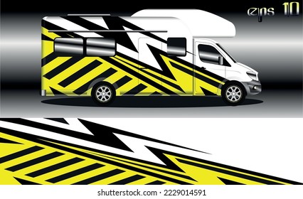 racing background vector for camper car wraps and more