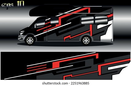 racing background vector for camper car wraps and more