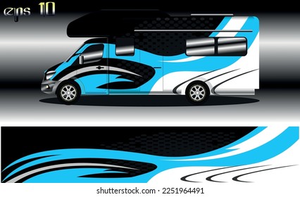 racing background vector for camper car wraps and more