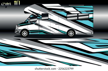 racing background vector for camper car wraps and more