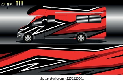 Racing-Hintergrund, Vektorgrafik für Autoverpackungen und mehr