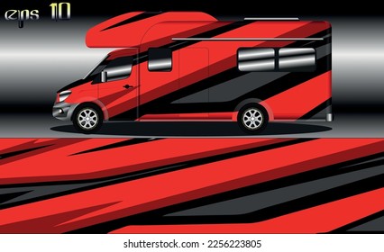 racing background vector for camper car wraps and more