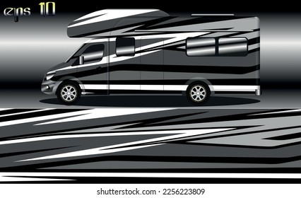 racing background vector for camper car wraps and more