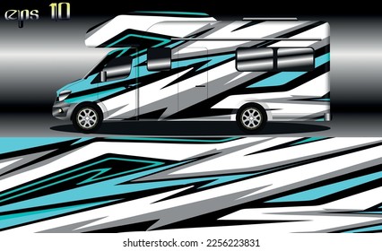 racing background vector for camper car wraps and more