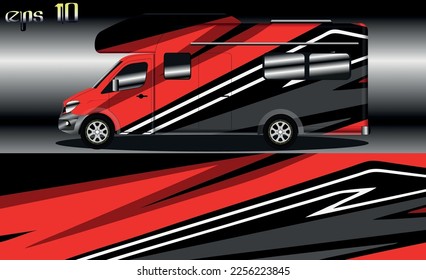 racing background vector for camper car wraps and more