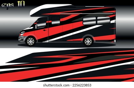 racing background vector for camper car wraps and more
