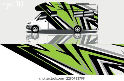racing background vector for camper car wraps and more