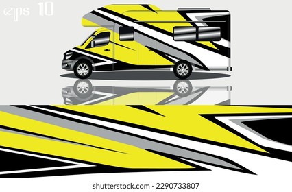 racing background vector for camper car wraps and more