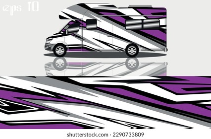 racing background vector for camper car wraps and more
