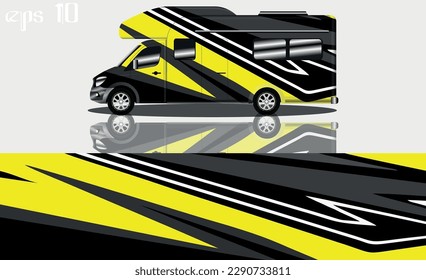 racing background vector for camper car wraps and more