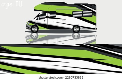 racing background vector for camper car wraps and more