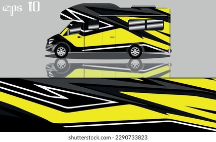 racing background vector for camper car wraps and more