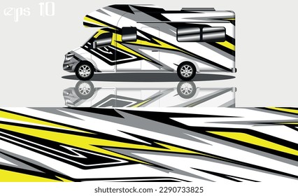 racing background vector for camper car wraps and more