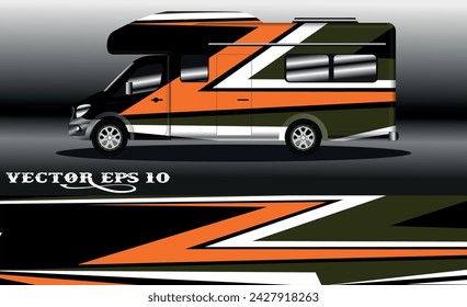 vector de fondo de carreras para envolturas de coches de camper y más
