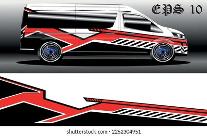racing background vector for camper van car wraps and more