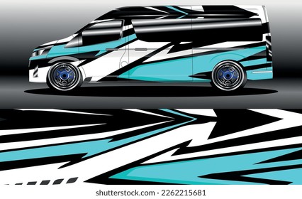 racing background vector for camper van car wraps and more