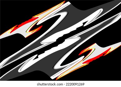 arrière-plan course création vectorielle avec un motif unique et un mélange de gris, d'orange