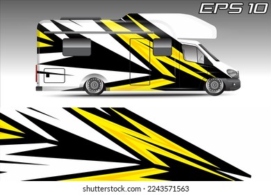 racing background vector design for wrapping camper cars and more