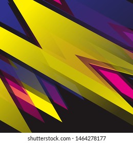 Racing background for vinyl wrap and decal pink,yellow and black color free vector