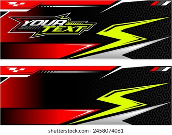 Racing Banner Volle Vektorgrafik für Social Media