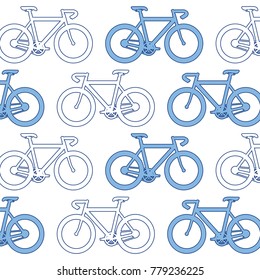 racing bicycle pattern background