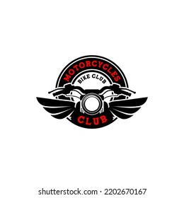 Racing Bike Club Motorcycles Logo Template Vector