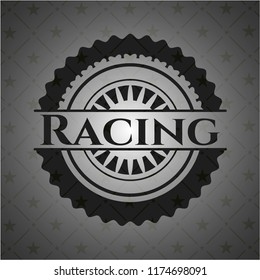 Racing black emblem