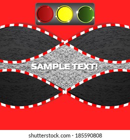 Racing black striped background, vector 