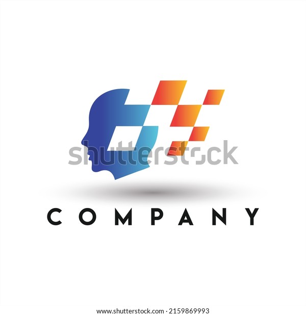 Racing Brain Logo.\
Automotive Racing Logo