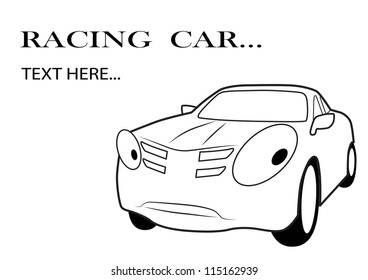 Racing car
