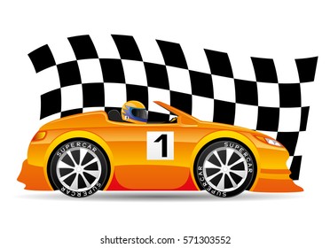 Racing car.