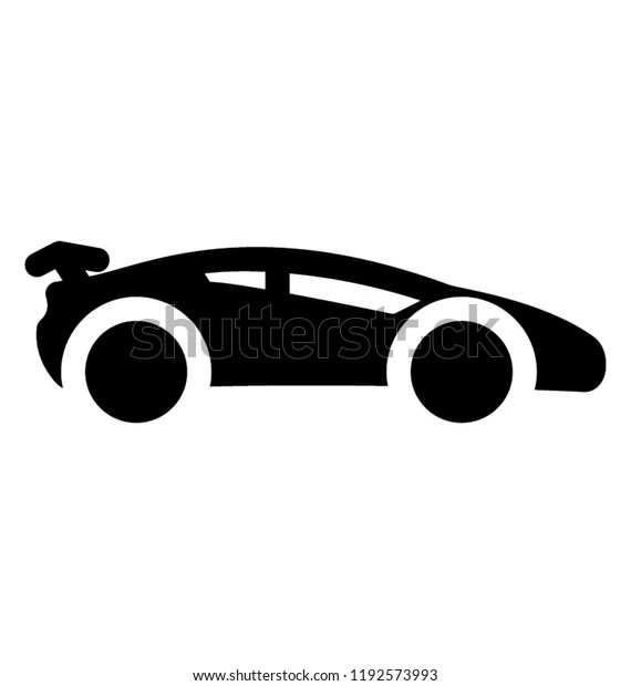 Racing car with\
attractive shape, sports car\
