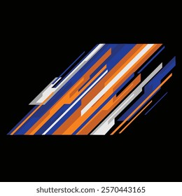 racing car body sticker design vector. racing sticker
