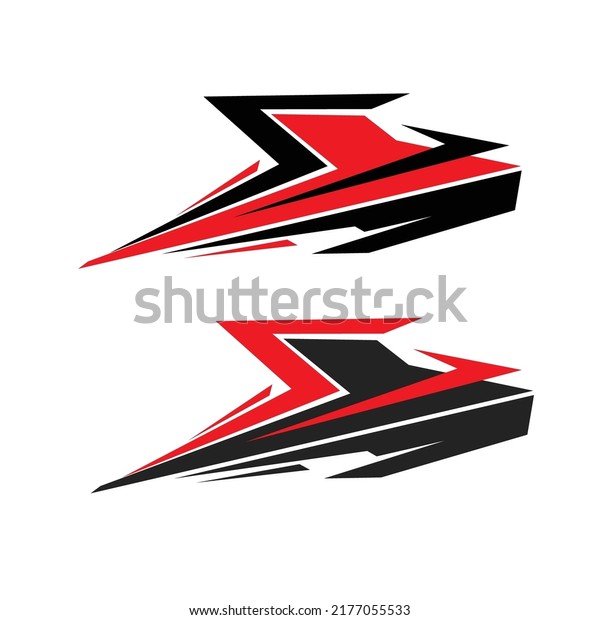 racing car body sticker design vector. car
modification sticker
