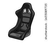 Racing car bucket seat for conceptual design
