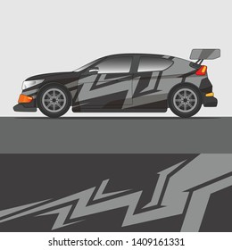 Racing Car decal design vector