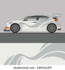 Racing Car decal design vector