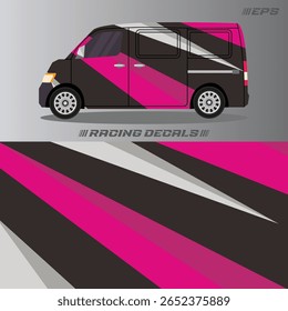 Rennwagen Aufkleber mit coolen minimalistischen Designs