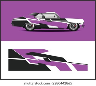 Racing Car decal wrap design for livery wrap designs for Racing vehicle