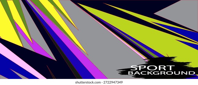 Diseño de envoltura de calcomanía de coche de carreras. Diseños de librea abstractos gráficos para carreras, afinación, coche de rally