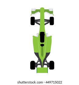 Racing car graphic design, Vector illustration, top view