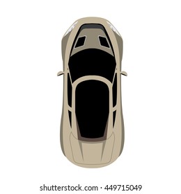 Racing car graphic design, Vector illustration, top view