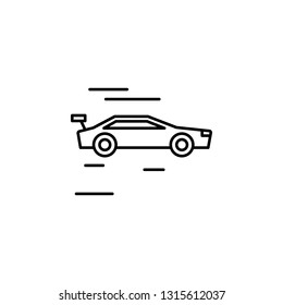 racing, car icon. Element of motor sport for mobile concept and web apps icon. Thin line icon for website design and development